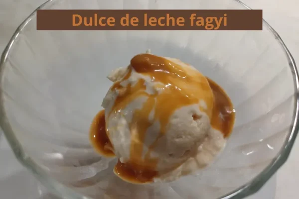 dulce de leche fagyi