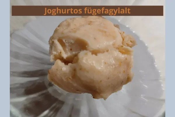 Joghurtos fügefagylalt