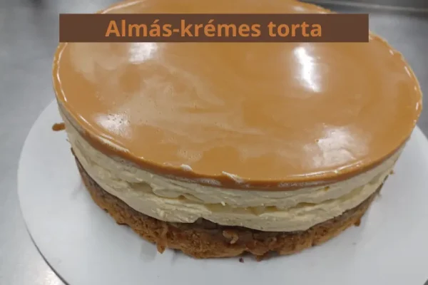Almás-krémes torta