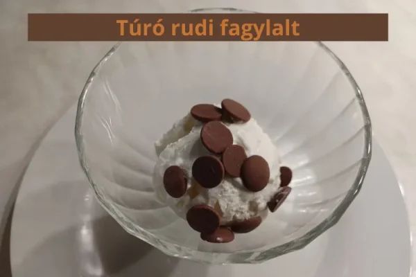 Túró rudi fagylalt