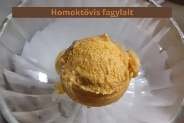 Homoktövis fagylalt
