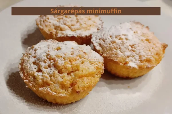 Sárgarépás minimuffin