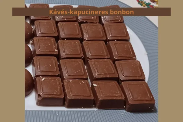 Kávés-kapucíneres bonbon