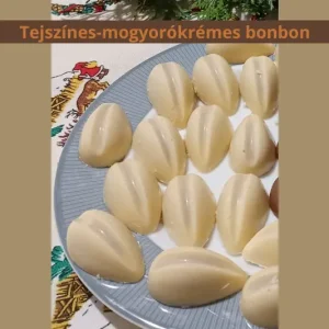 Tejszínes-mogyorókrémes bonbon