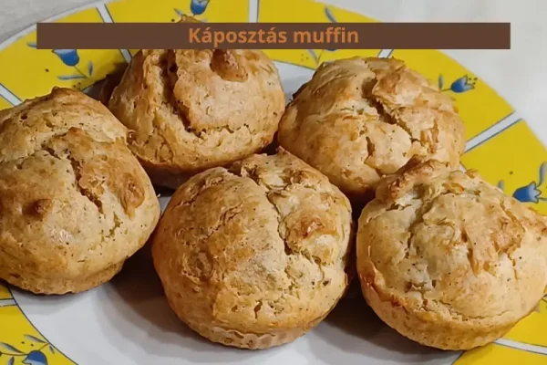 Káposztás muffin