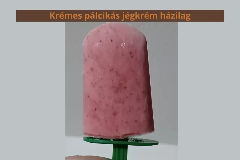 Krémes pálcikás jégkrém