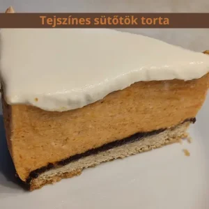 Tejszínes sütőtök torta